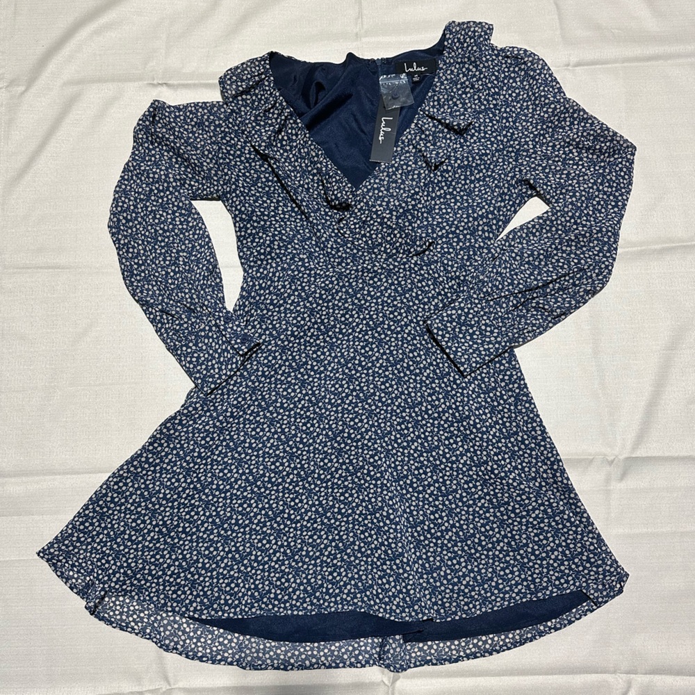 Lulus Long Sleeve Floral Dress